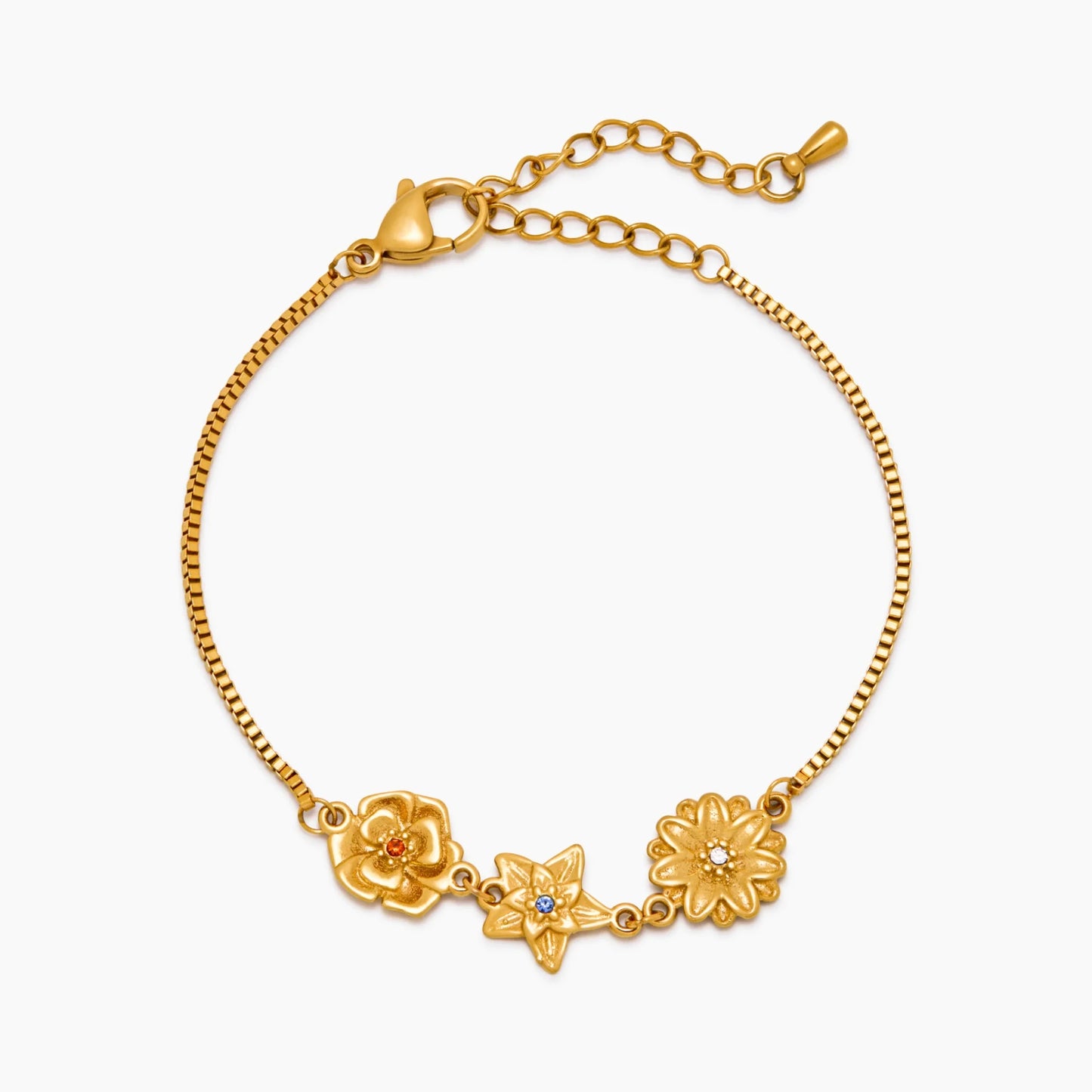 Meadow Birthflower Charm Bracelet