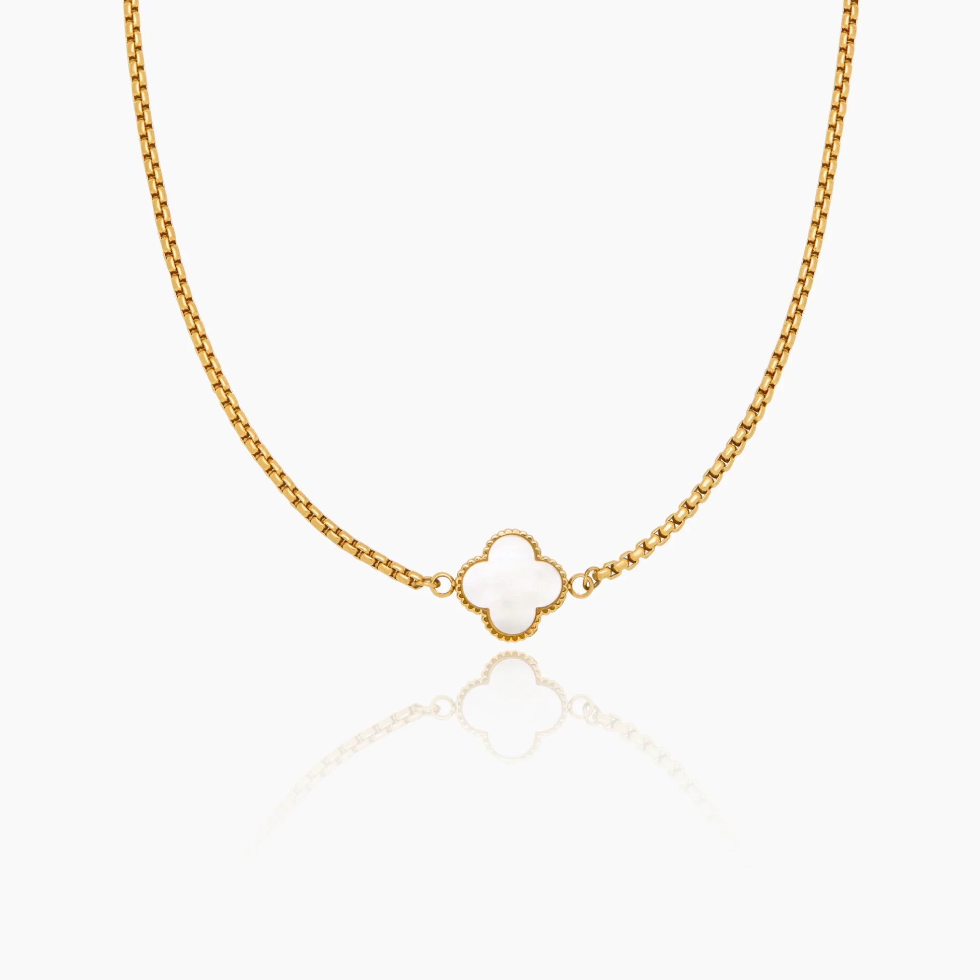 Pearl Petal Necklace