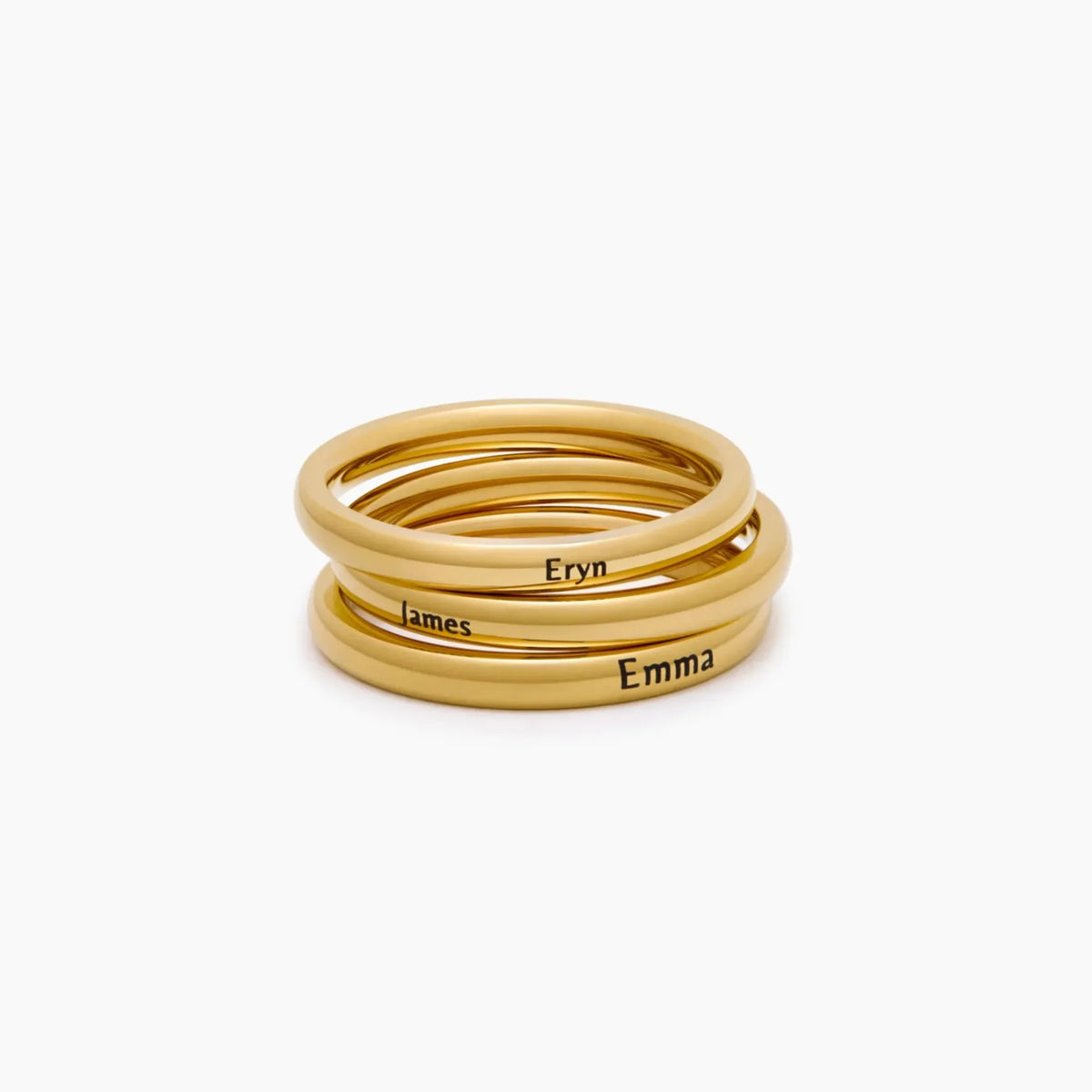 Fine Stacking Name Ring
