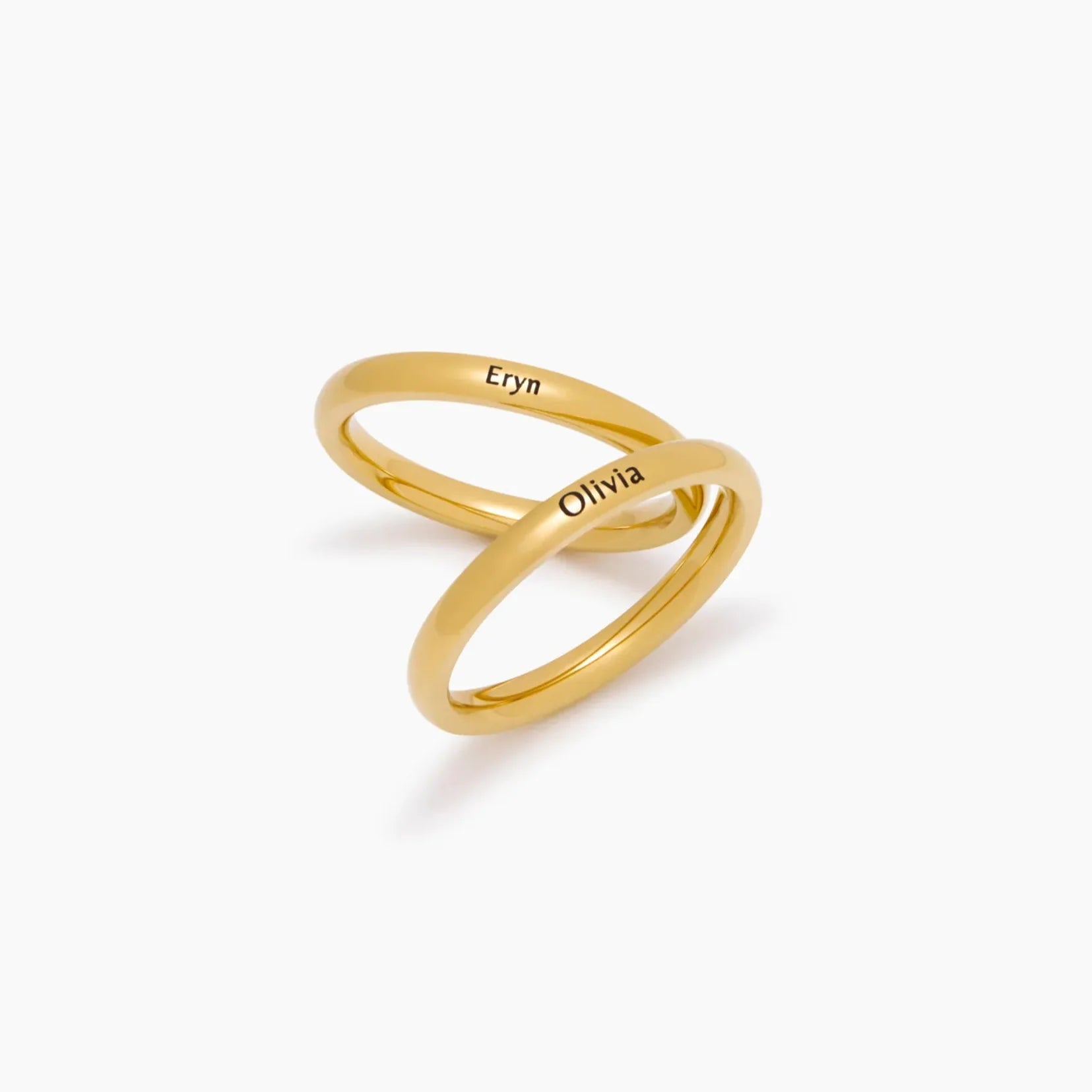Fine Stacking Name Ring