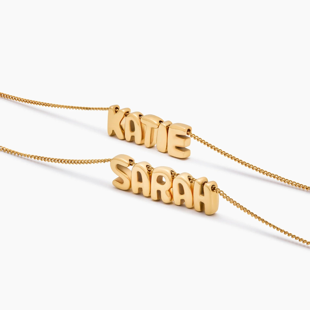Puff Name Necklace