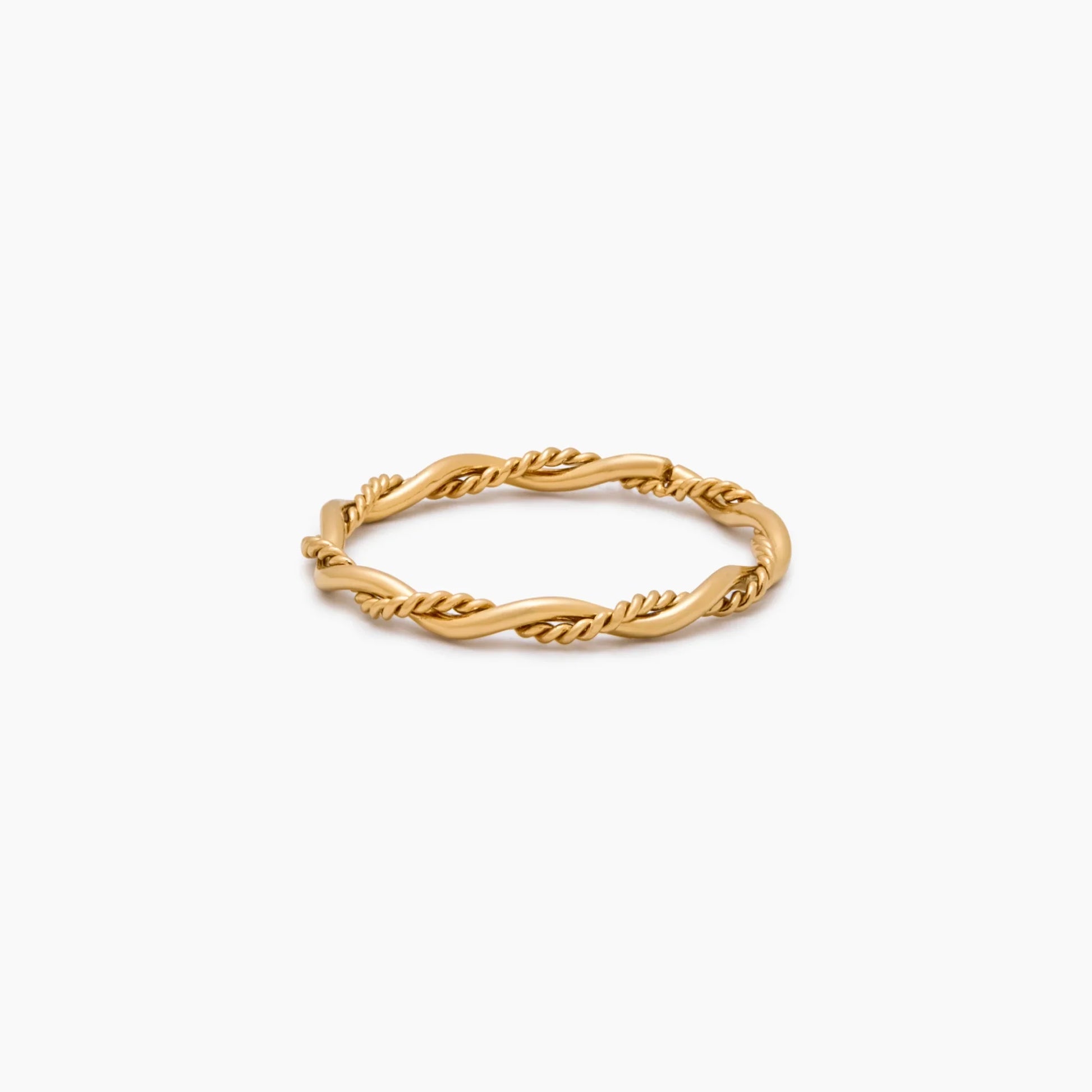 Fine Double Twist Ring