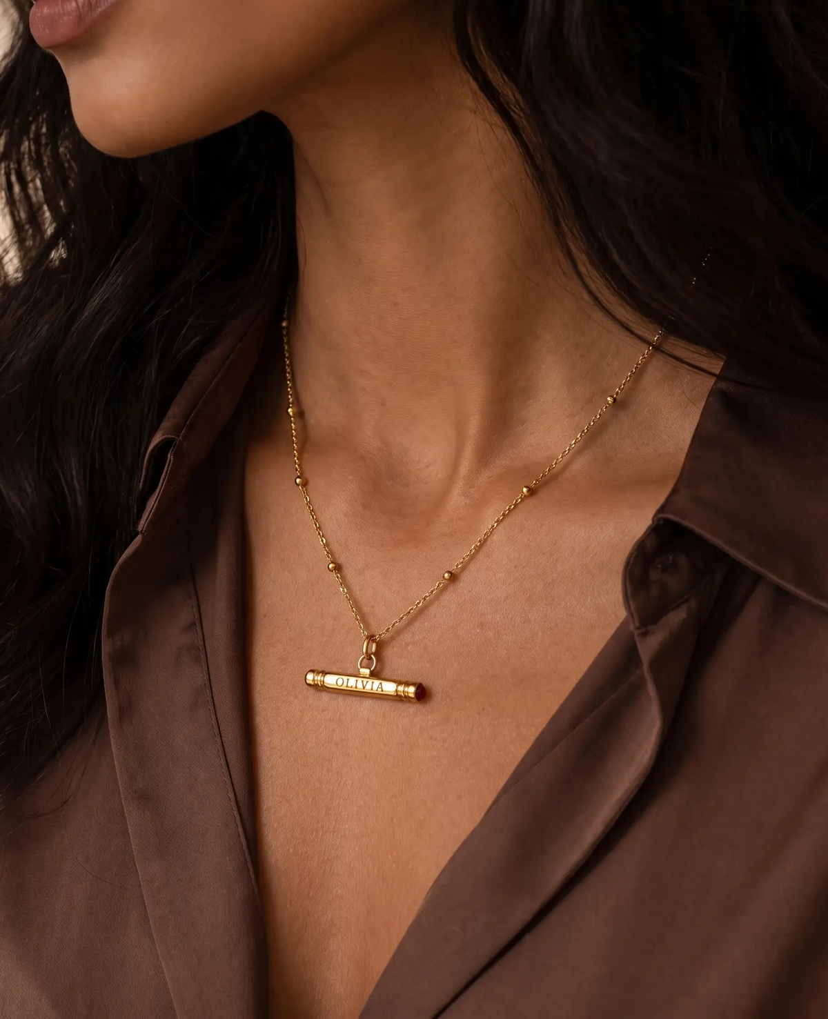 studio-ai necklace-name-and-birthstone-t-bar-necklace_lifestyle1_a1+solo.png
