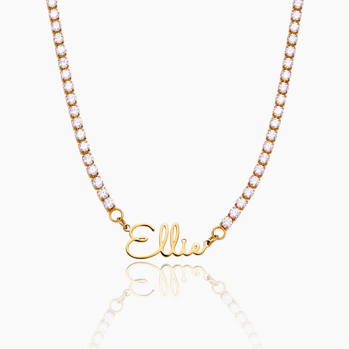 Script Name Line Necklace