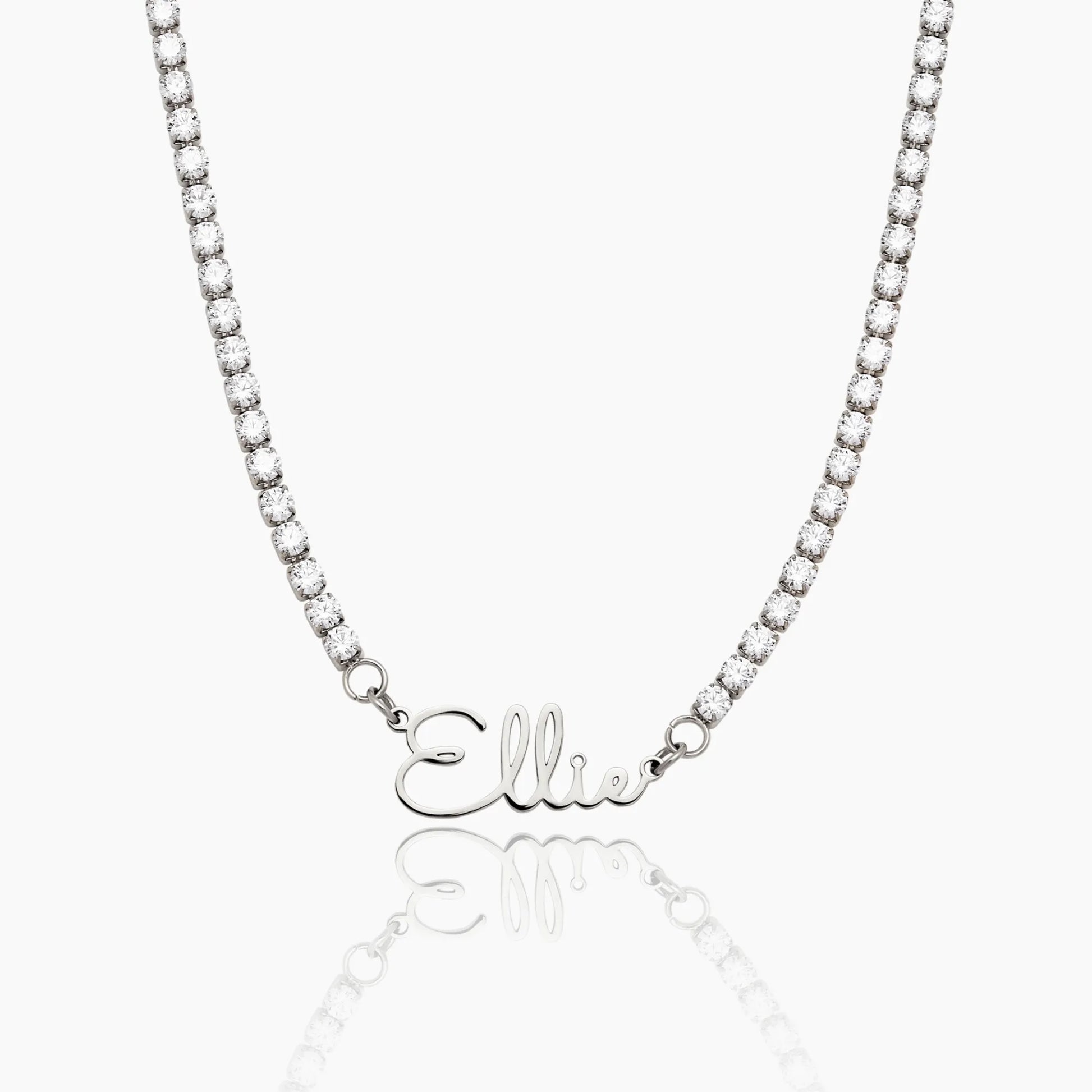 Script Name Line Necklace