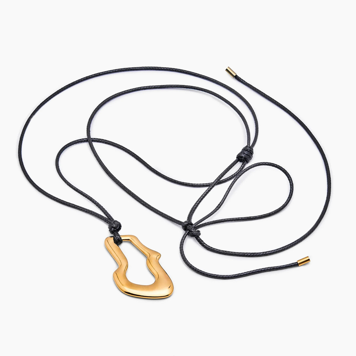 Cast Wave Cord Necklace