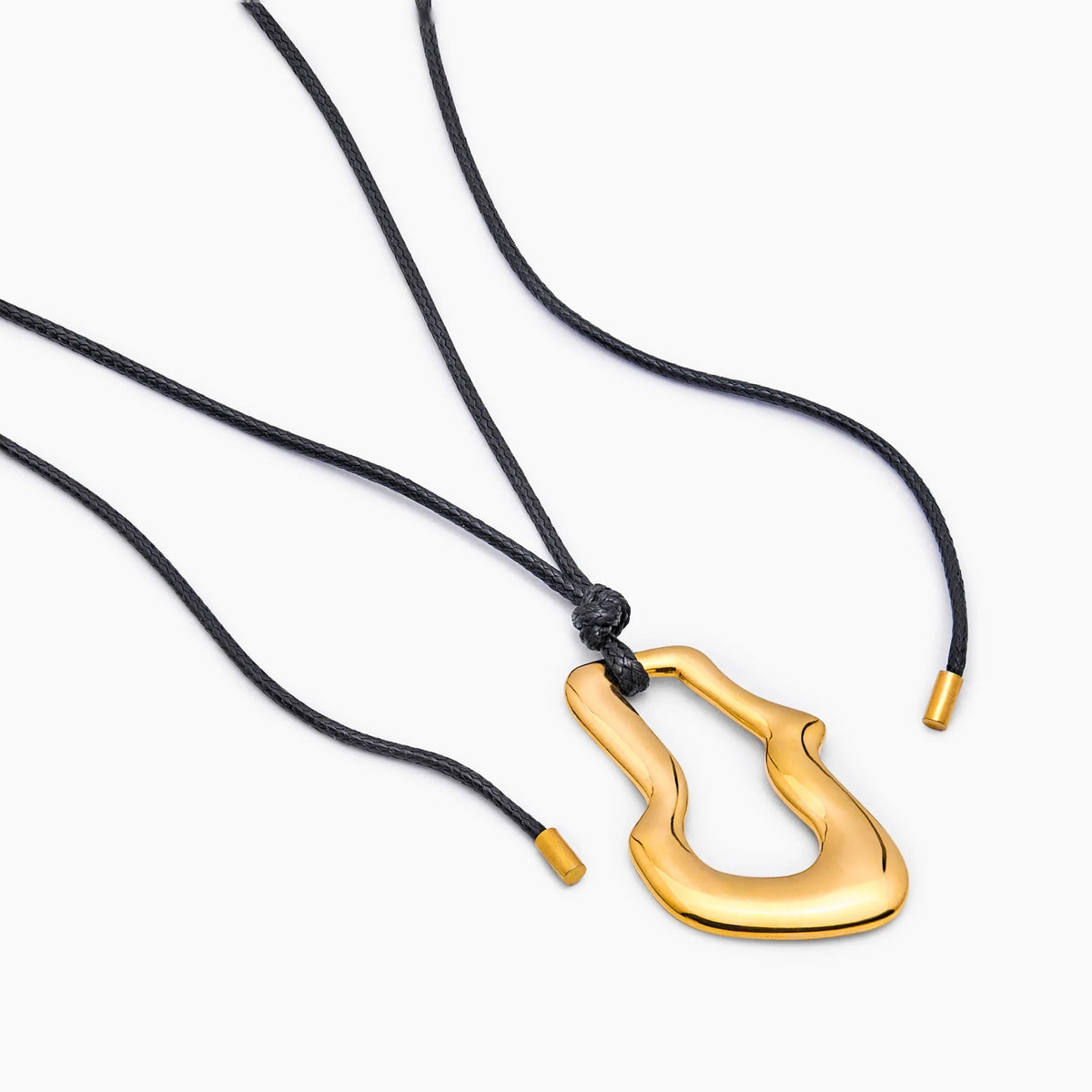 Cast Wave Cord Necklace