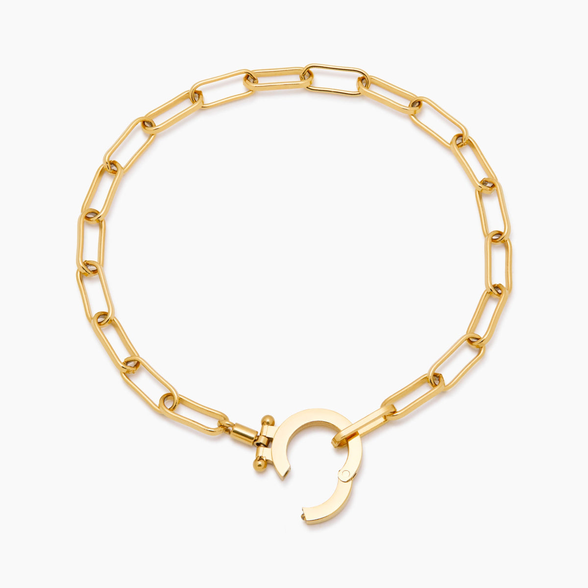 Simple Paperclip Chain Bracelet