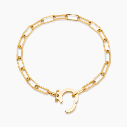 Simple Paperclip Chain Bracelet