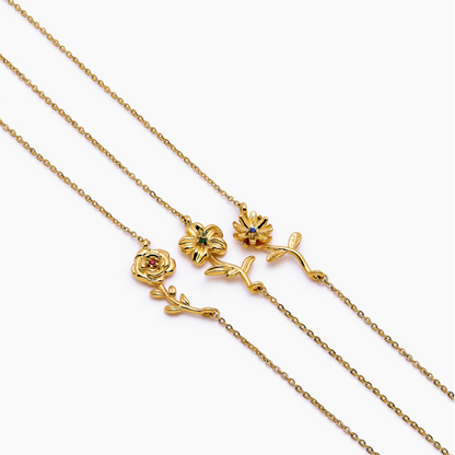 Fine Birthflower Necklace