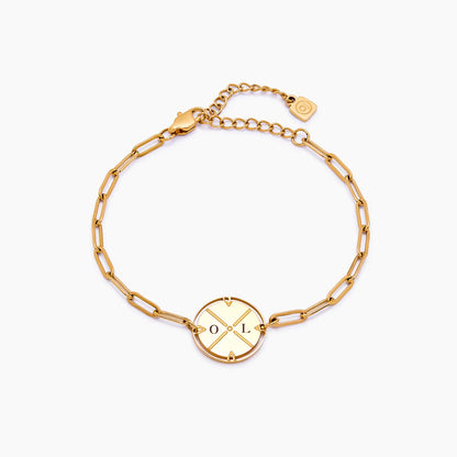 Engraved North Bracelet