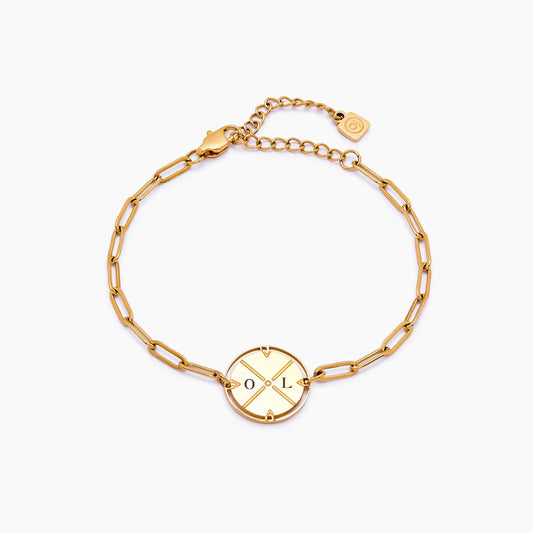 Engraved North Bracelet