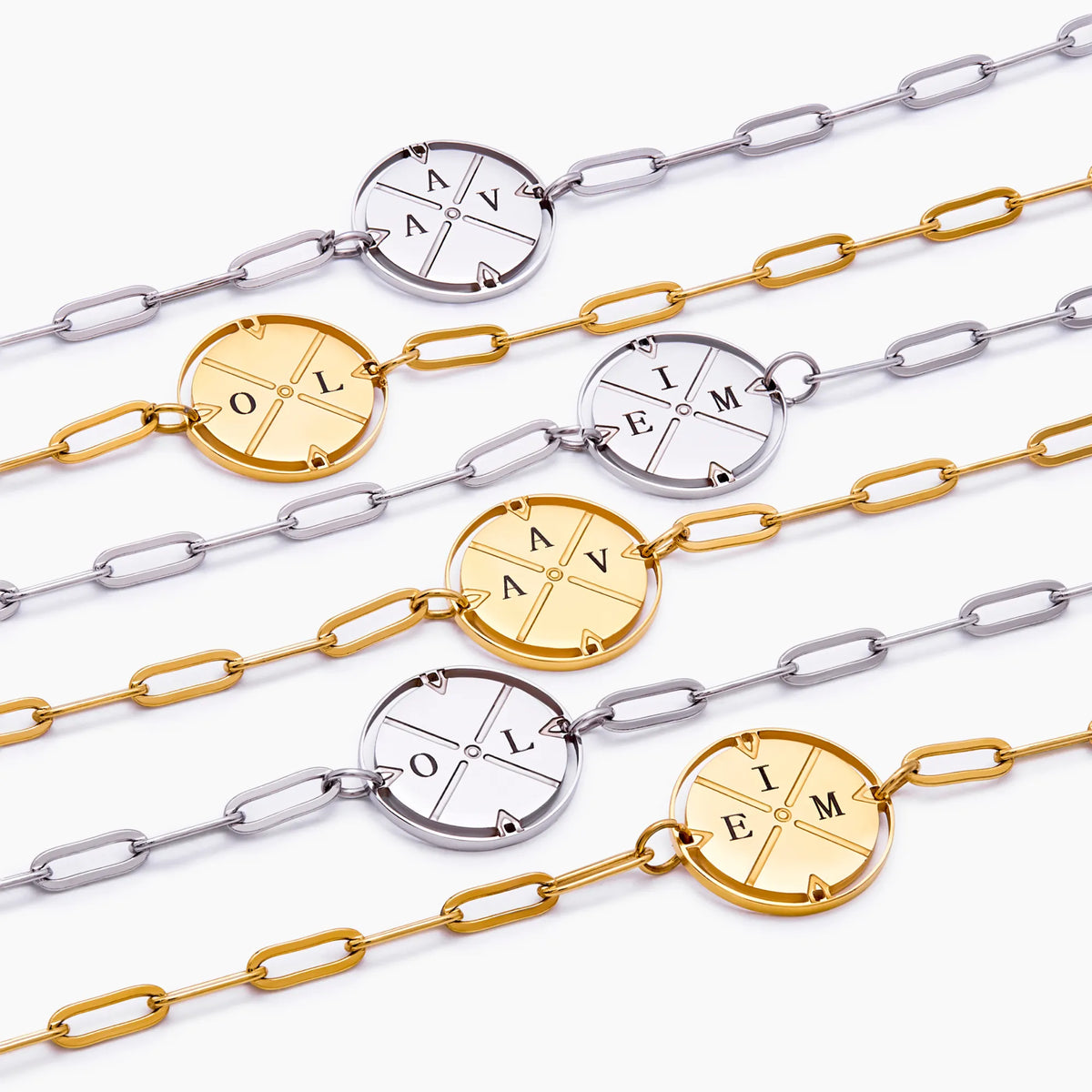 Engraved North Bracelet