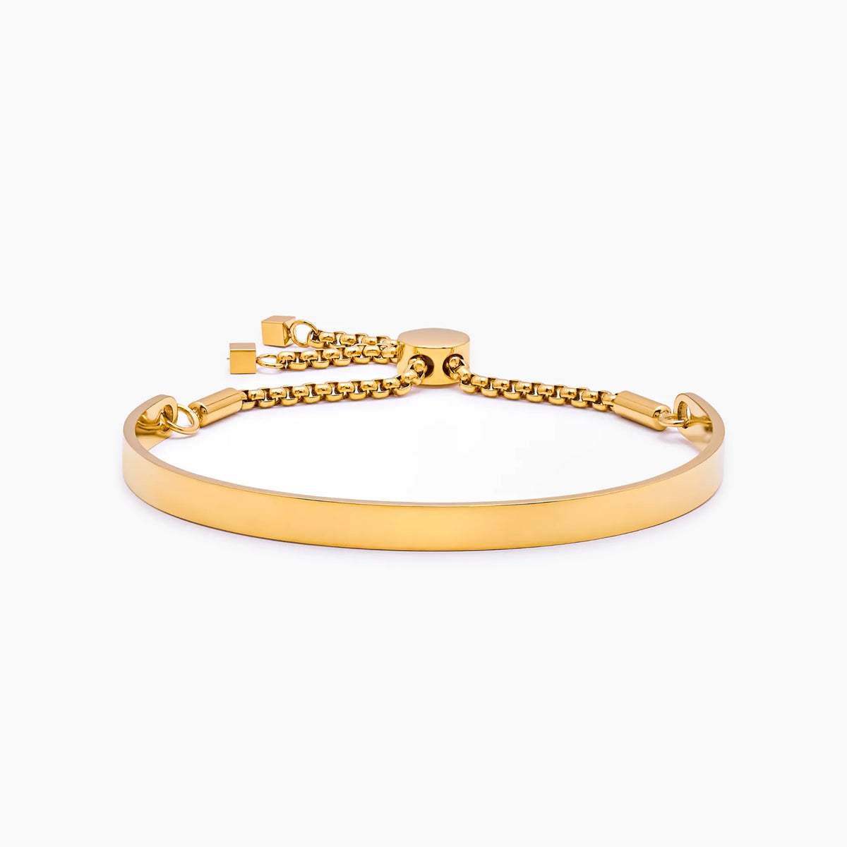 Script Bar Slider Bracelet