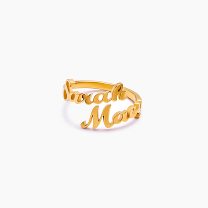 Pair Name Ring
