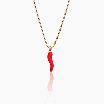 Horn Charm Necklace