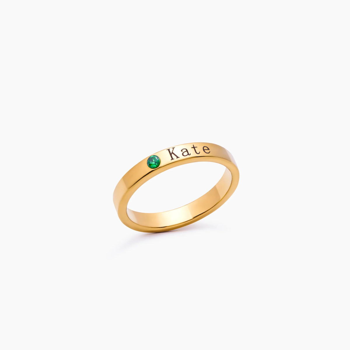 Stacking Birthstone Name Ring