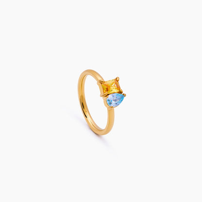 Pair Birthstone Ring