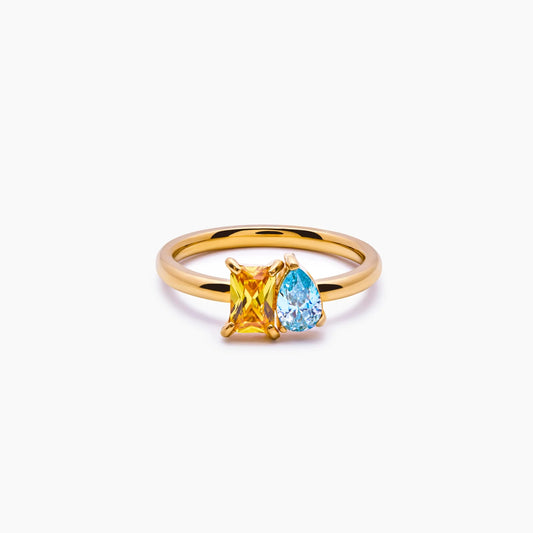 Pair Birthstone Ring