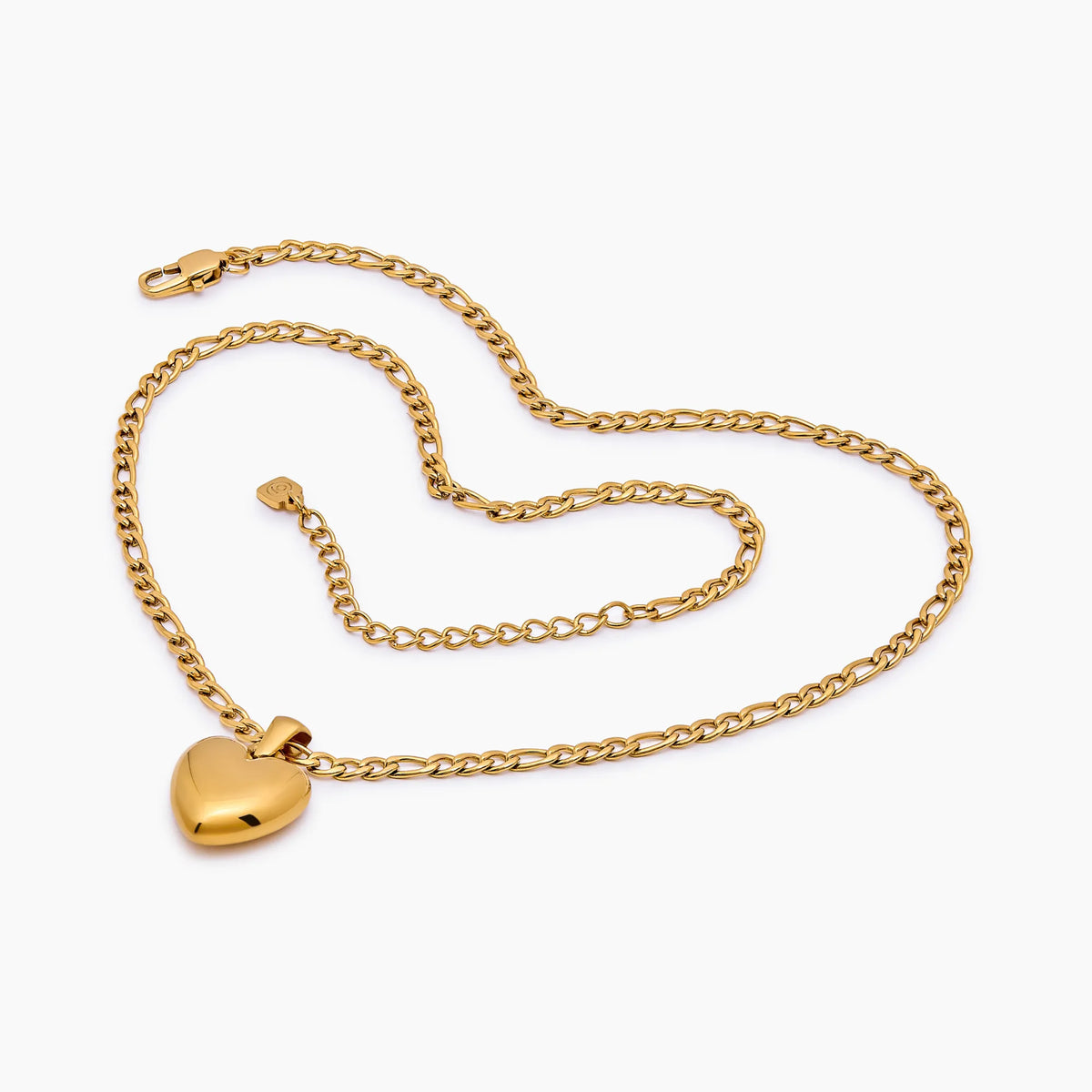 Puff Heart Pendant Necklace