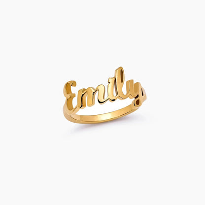 Personalised Name Ring