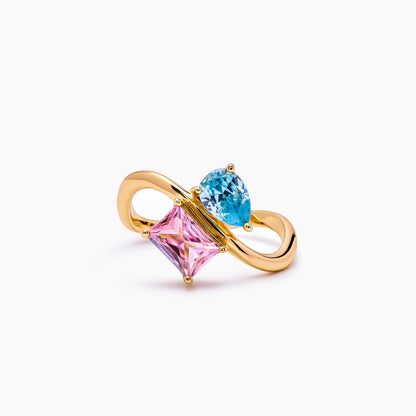 You & Me Birthstone Ring