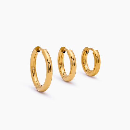 Simple Gold Hoop Set