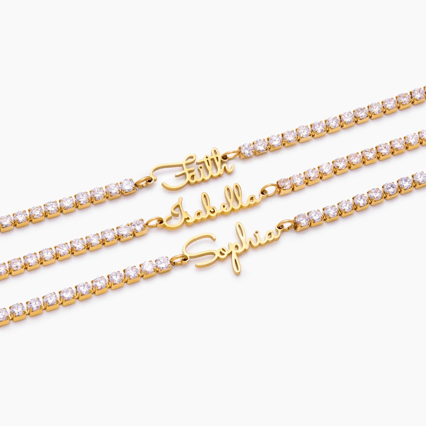 Script Name Line Bracelet